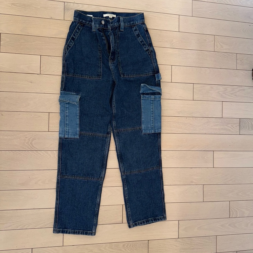 women’s pacsun two tone jeans